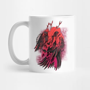 dark bird Mug